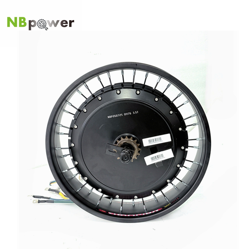 72V 8000W Brushless Hub Motor - NBpower/QS V3 273 40H محرك خلفي