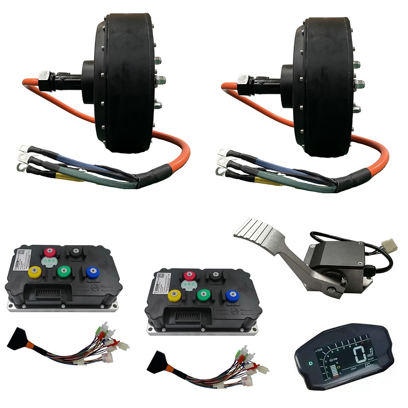 72V 8000W Brushless Hub Motor - محرك QS 273 مزدوج بقوة 8000