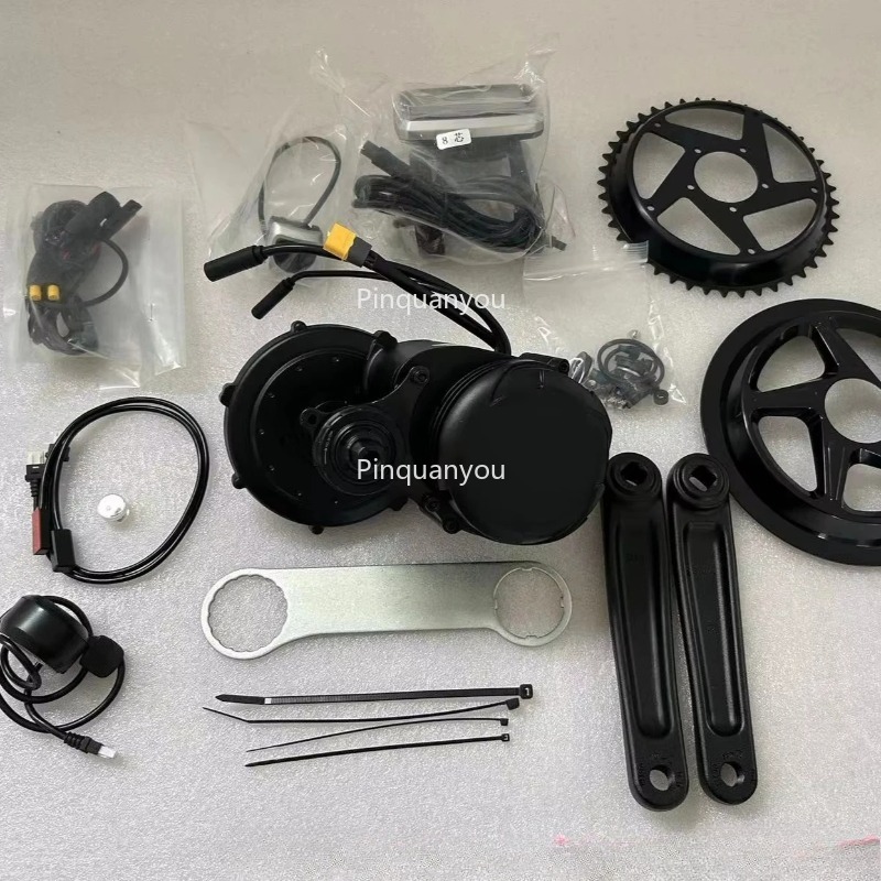 Torque Sensor Mid Drive Motor Kit - TSDZ8 جديد عزم الدوران الاستشعار منتصف
