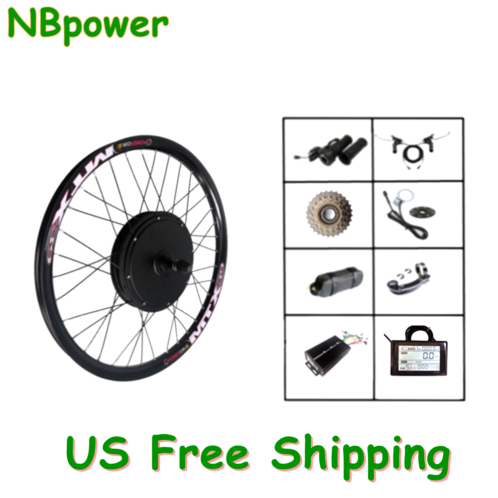 US stock knbpower 70km/ساعة 72 - مراجعة Dual Motor Ebike Kit 2000W وسعره