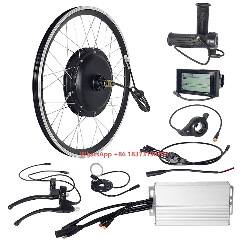 جديد مجموعة التحويل الكهربائي  - مراجعة 12000W Electric Motorcycle Hub Motor وسعره