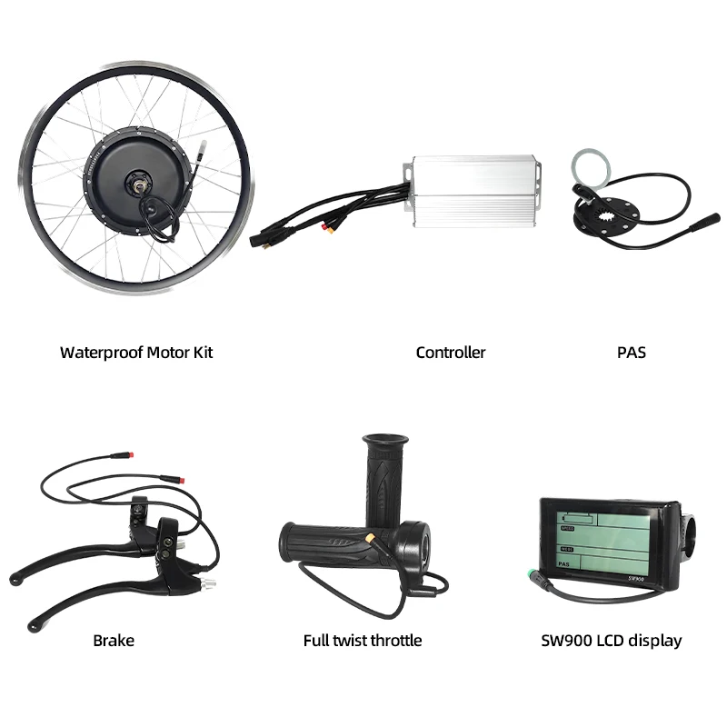 جديد مجموعة التحويل الكهربائي  - مراجعة 12000W Electric Motorcycle Hub Motor وسعره