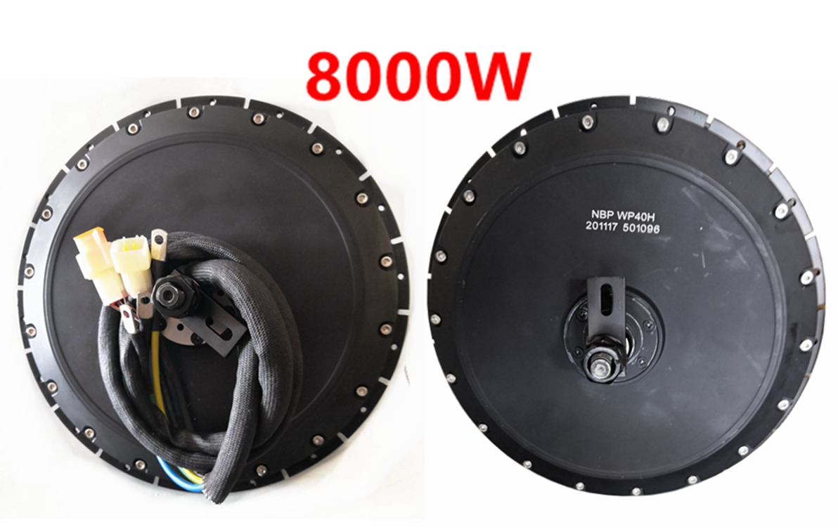 الأسهم الأمريكية QS273 40H الذ - مراجعة 72V 8000W Brushless Hub Motor وسعره