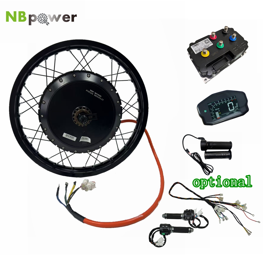 طقم دراجة كهربائية NBpower/QS2 - مراجعة 72V 8000W Brushless Hub Motor وسعره