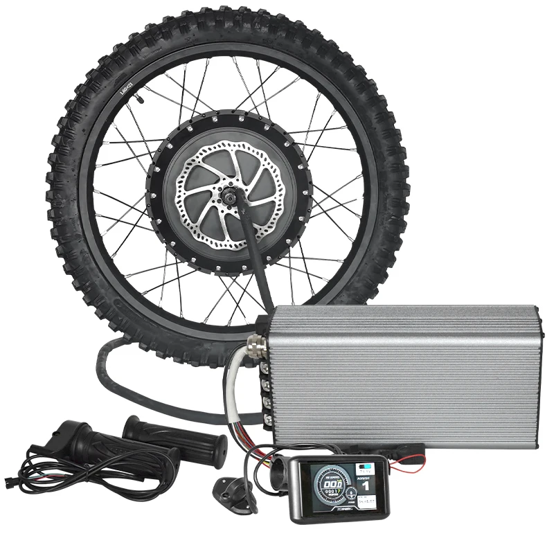 محرك محور العجلة الخلفية 6000  - مراجعة 12000W Electric Motorcycle Hub Motor وسعره