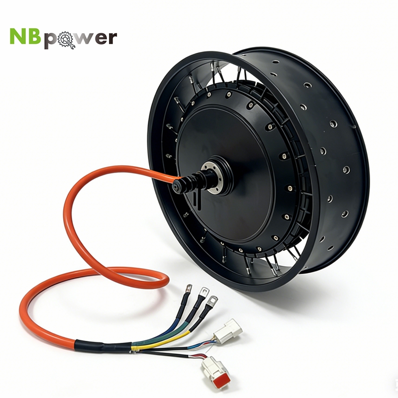 NBpower/QS 273 40H 48-96v تصني - مراجعة 72V 8000W Brushless Hub Motor وسعره