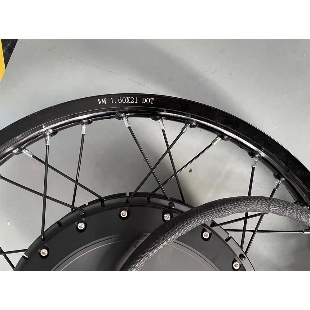 18 ''19'' 21'' عجلة دراجة ناري - مراجعة 72V 8000W Brushless Hub Motor وسعره