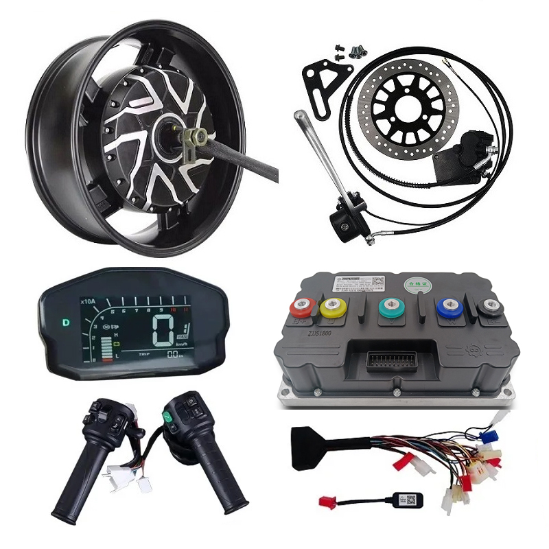 مجموعة محركات كهربائية للدراجا - مراجعة 12000W Electric Motorcycle Hub Motor وسعره